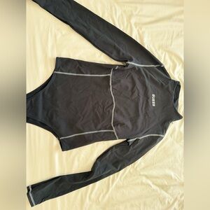 Guess Black Long Sleeve Bodysuit